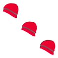 thumbnail image 2 of Bonnets de Crâne pour Hommes Doublure Réfléchissante Bonnet d'Hiver Thermique Multifonction Coupe-Vent Froid pour Protection Cyclisme Ski Rouge Vin 3Ensemble, 2 of 6