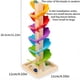 thumbnail image 1 of Wooden Rolling Ball Tree Baby Rolling Bead Track Rainbow Building Blocks Music Tree Montessori Children's Early Education Puzzle Toys Color Recognition, 1 of 4