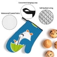 thumbnail image 3 of Daiia Goose Holding an Umbrella Pattern Oven Mitts and Pot Holders 4 pcs Set,High Heat Resistant 500 Degree Extra Thicken Long Kitchen Cotton Oven Glove, 3 of 6