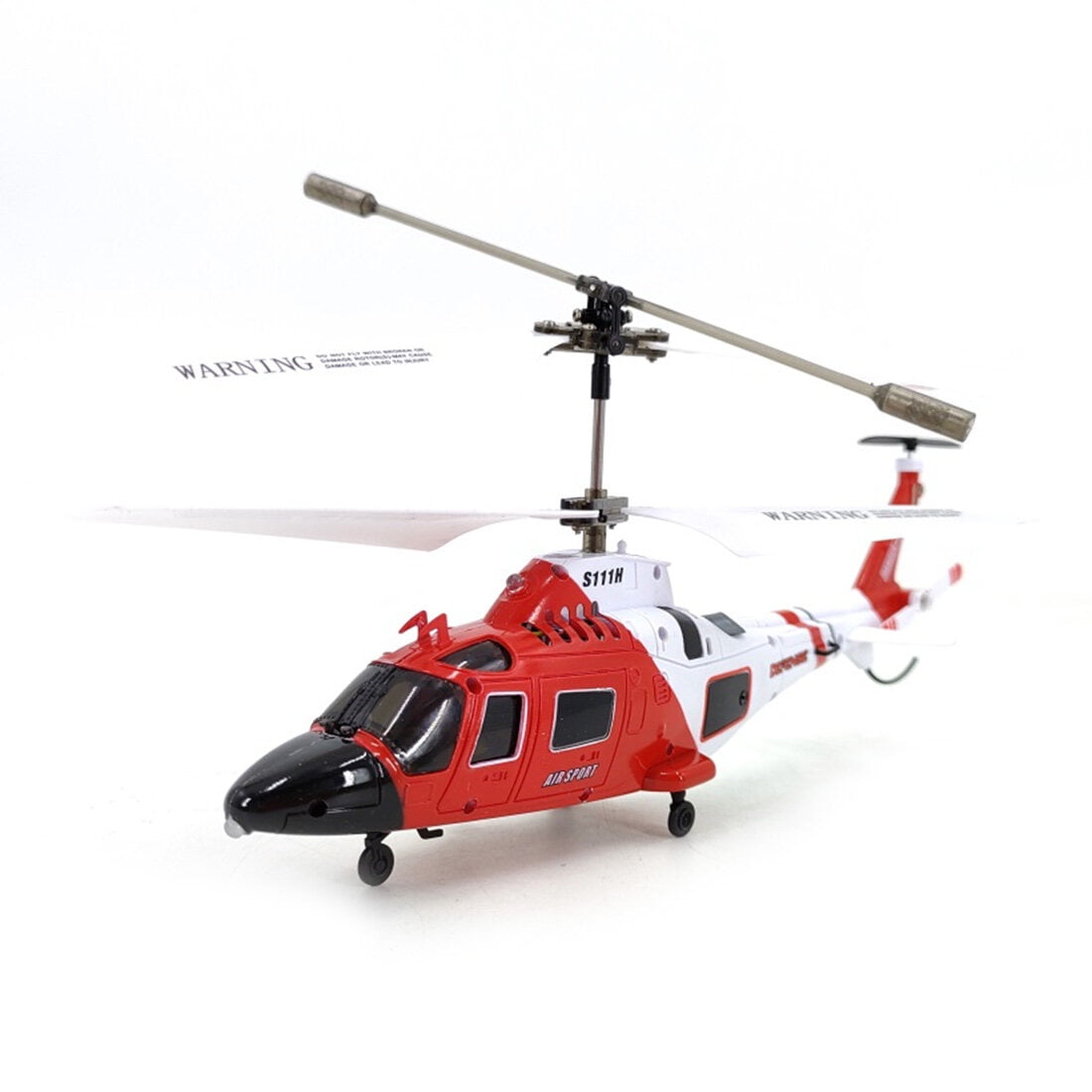 S111H RC Helicopter Model with Gyro Stabilizer, 2.4GHz 3CH Dual-Prop Airplane with Obstacle Avoidance & Night Lights, RTFAircraft for RC Hobbyists