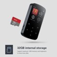 thumbnail image 4 of 32GB Bluetooth MP3 Player with Clip,Lossless Sound with FM Radio, Voice Recorder for Sport Running, Supports up to 128GB TF Card, Black, 4 of 8