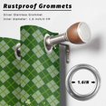 thumbnail image 2 of Outdoor Curtains for Patio Waterproof, St. Patrick's Day Outdoor Privacy Panels Grommet, Lucky Shamrock Green Plants Plaid Country Blackout Outside Curtains for Porch/Cabana 54"x84", 2 Panels, 2 of 8
