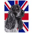 thumbnail image 1 of Carolines Treasures SC9868MP 7.75 x 9.25 In. Black Cocker Spaniel With Engish Union Jack British Flag Mouse Pad- Hot Pad Or Trivet, 1 of 1