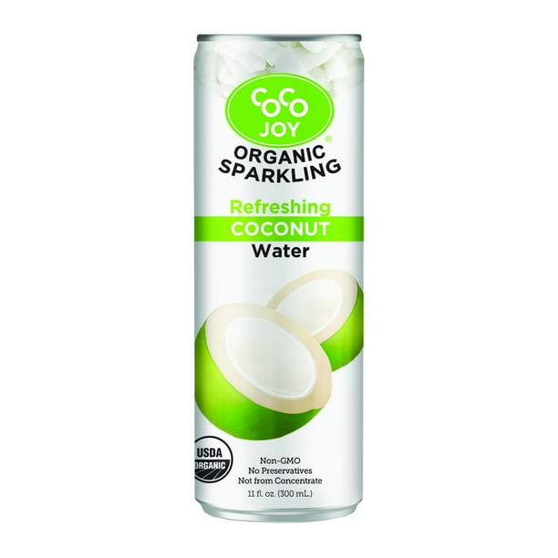 100 Organic Premium Sparkling Coco Joy Coconut Water 11 Fl oz Can