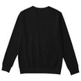 thumbnail image 5 of SGMVNU Girl's Crew Neck Sweatshirt Oversized Pullover Sweatshirts No Hood Long Sleeve Casual Tops Fall Winter Clothes, for 9-10 Years Kids, az1222_5-Black, 5 of 5