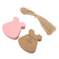 thumbnail image 1 of Etiqueta De Regalo De Papel, Etiqueta Insípida No Tóxica Gruesa Con Cuerda De Cáñamo Para Decoración De Bolsas De Regalo ANGGREK AI1214, 1 of 8