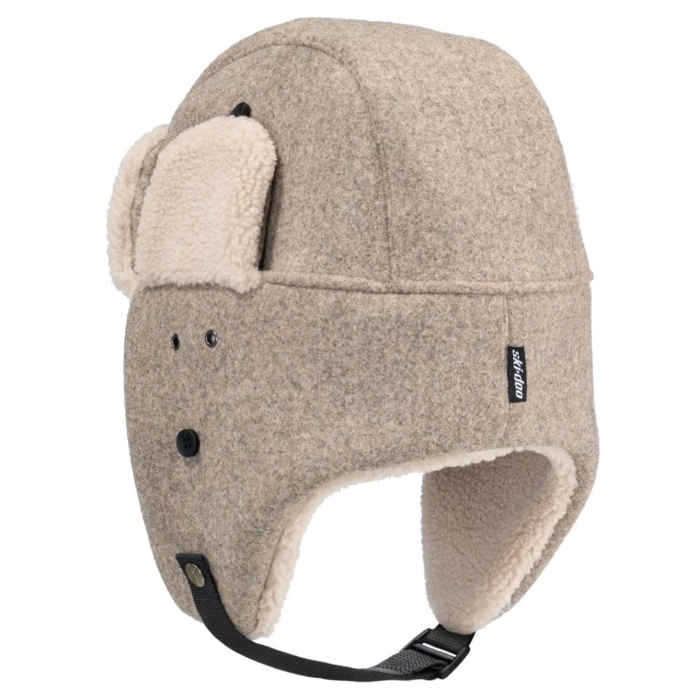 Ski-Doo  Mens Explorer Hat Insulated Sherpa Lined Winter Adjustable Clip Bronze - Small 4548217292