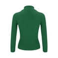 thumbnail image 5 of Rigardu thermal underwear for women Women Soft Sweater Slim Fit Lightweight Long Sleeve Turtleneck Tops Undershirt Knitted Warm Pullover Sweater thermal shirts for women Army Green + One size, 5 of 8