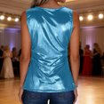 thumbnail image 6 of Rutainlusire Womens Trendy Shiny Party Sleeveless Tank Tops for Women Women's Fashion Multi-Color Glittery Party Top Sleeveless, 6 of 6