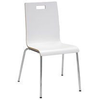 KFI Studios Jive Dining Chair, White