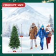 thumbnail image 2 of Soilhill 5ft Christmas Tree, Artificial Christmas Tree with 723 Branch Tips, Metal Stand and Hinged Branches, 2 of 7