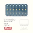thumbnail image 6 of HHVB Pill Organizer 3 Times a Day with Moisture-Proof Design, Large Pill Box 7 Day Easy to Use, Portable Pill Case for Travel with Double Protection, Pill Containers for Vitamins, Medications, 6 of 6