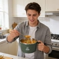 thumbnail image 4 of BotaniNest Stainless Steel Instant Bowl With Lid Insulated Soup Container For Microwave And Camping, 4 of 6