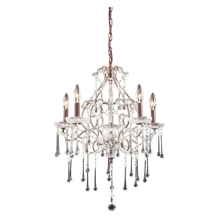 Elk Lighting Once Crystal Chandelier 20w In Com Elk Lighting Once Crystal Chandelier 20w In