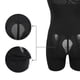 thumbnail image 4 of Fajas para mujer Control de barriga Busto completo Body Shaper Calzoncillos Body Slimmer con botón frontal Negro Talla L Unique Bargains Moldeador de cuerpo completo, 4 of 7