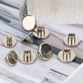 thumbnail image 4 of Flat Head Stud,50 Sets 6.5mm Brass Stud Screw Nail Rivets Stud Screw Seamless Integration, 4 of 8