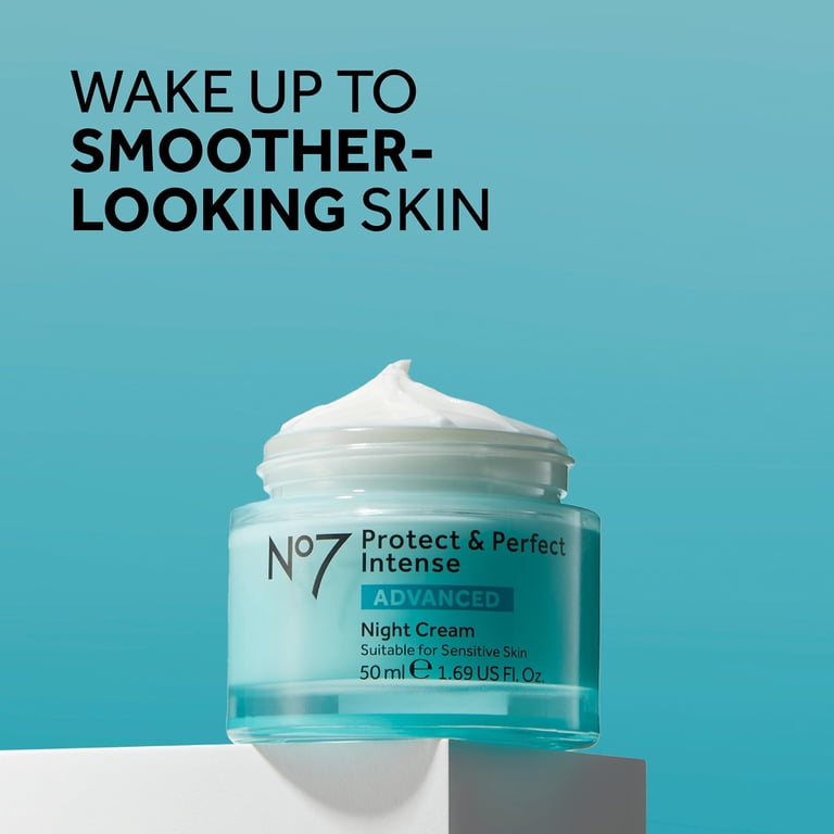 No7 Protect & Perfect Intense Advanced Night Cream, Fragrance Free
