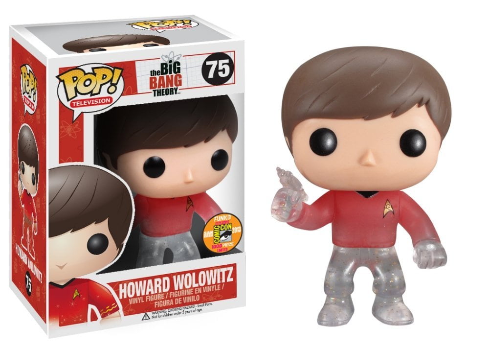 Funko POP! Television Howard Star Trek Red Shirt with Gun Vinyl Figure (SDCC Exclusive