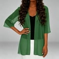 thumbnail image 2 of Women's Cardigan Daily Outerwear Colored Sun Protective Jacket Scarf, 2 of 4