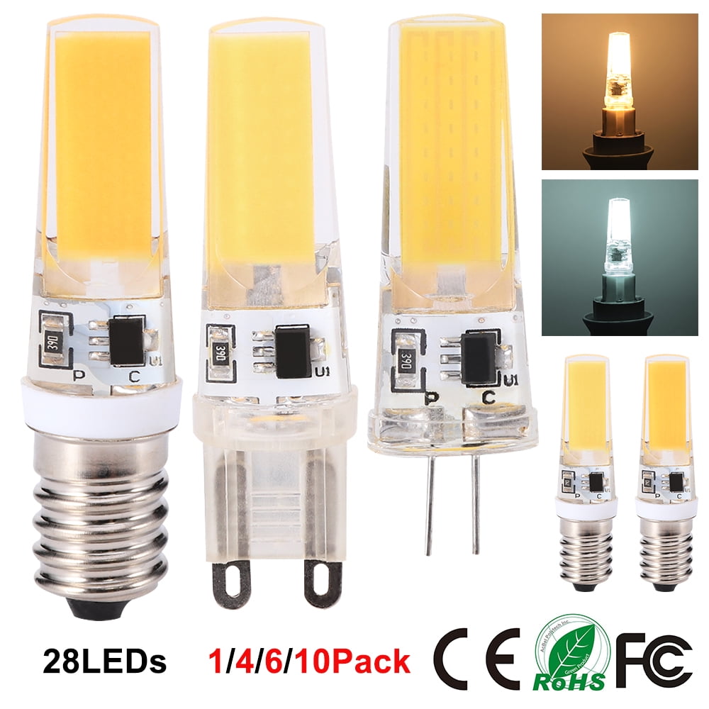 10PCS G9 5W LED 2835 SMD Capsule Bulb Replace Halogen Light Bulb Lamp AC200-240V