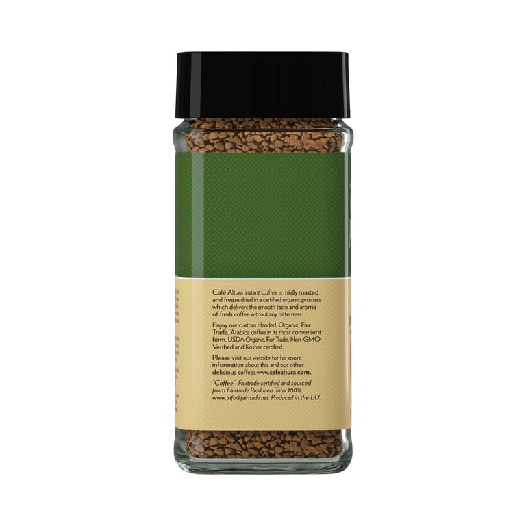 Z Natural Foods Organic Freeze-Dried Instant Coffee – 100% Arabica Colombian Medium Roast, 48 Oz (Gluten-Free, Non-GMO)