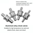thumbnail image 1 of justharion Check Valve Pneumatic Fitting Quick Waterproof Lightweight One-way Valves Coupling Connector Durable Coupler for Air Compressor 10MM, 1 of 5