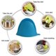 thumbnail image 2 of Juego de 6 uds. De manoplas de silicona para horno con pinzas para cocinar, solución resistente al calor para cocina (rojo, naranja, azul, verde, rosa, rojo, púrpura) Xemadio LN-2104, 2 of 8