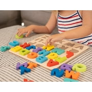 Spark Create Imagine Wooden Alphabet Puzzle, Baby and Toddler Toys for Children Ages 18 Months