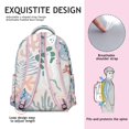 thumbnail image 5 of "Women's Sunflower Pattern Backpack - Fashionable Wildflower School Bag, Large Capacity College Backpack with Multiple Pockets and Padded Straps", 5 of 6