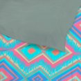 thumbnail image 4 of Patrón en Colores Retro 2 Funda Nórdica Queen 90 x 90 en Ultra Suave Lavado, 4 of 8