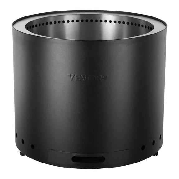 Smokeless Stove 19.3 in Dia Wood Burning Stainless Steel Height x Diameter: about 15 x 20