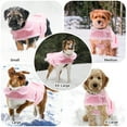 thumbnail image 6 of Dog Winter Coat - Windproof Fleece Warm Thick Dog Jacket for Snow Rainy Cold Weather - Pink Cozy Dog Coat for Small Medium Dogs - Indoor & Outdoor Use (S-XXL), 6 of 7