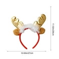 thumbnail image 3 of Adornos navideños, tocados navideños, tocados navideños, accesorios para el cabello, tocado de astas, linda bola de pelo navideña, corazón para niña, accesorios para el cabello para vestir en las fies, 3 of 6
