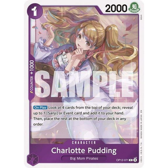 One Piece Legacy of the Master Rare Charlotte Pudding OP12-071
