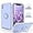 Lavender/Purple (Ring Holder Design), variant on iPhone XS Case, Phone Case iPhone X/10, Slim Silicone Soft Rubber Shockproof Protective 360° Ring Holder Kickstand Drop Protection Bumper Cute Girl Women iPhone X/Xs/10 Cover, Lavender/Purple