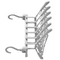 thumbnail image 3 of MasteelfCA 1PC Multi-functional Clothes Rack Foldable Clothes Hangers Telescopic Clothing Storage Hanger Household Wardrobe Storage Hanger for Home Hotel (Grey), 3 of 8