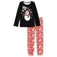 thumbnail image 2 of Renewold Snowman HO-HO-HO Pajama for Birthday Gifts 2 Pieces Casual Lounge Sets for Men Outfits Pajamas Sets Size 4XL 2 Piece Long Sleeve Sweatsuit with Pockets,Christmas Day, 2 of 5