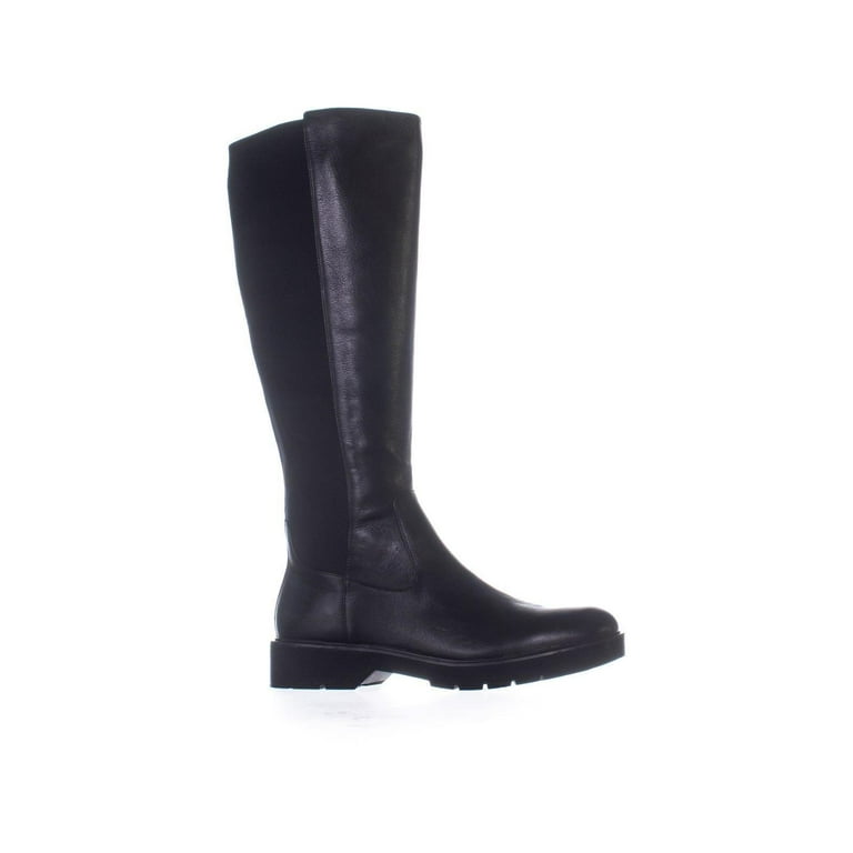Womens Calvin Klein Themis Knee High Boots Black Walmart
