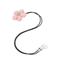 thumbnail image 3 of Lanière, Nylon Durable Petites Fleurs Gris Support Central Rond Binaural pour Enfants, 3 of 8