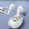 thumbnail image 6 of Wireless Headset, Hwkond Wireless Bluetooth Headphones 5.3 In Button Pops Up Design Headphones Built-in Microphone IPX4 Headset Suitable For Tablet Smart Phone, White, Up to 60% Off, 6 of 9
