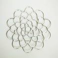 thumbnail image 4 of Arreglo floral con diseño de plancha de horno lacada, soporte decorativo para plancha de horno, decoración moderna y elegante para cocina, marco de metal plegable y portátil, acabado lacado, 4 of 5