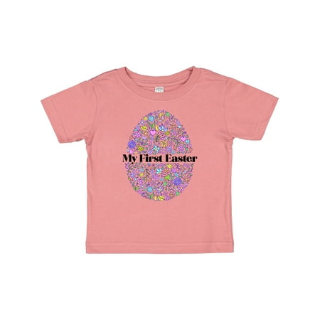 

Inktastic My First Easter Egg Outfit for Girls Gift Baby Girl T-Shirt