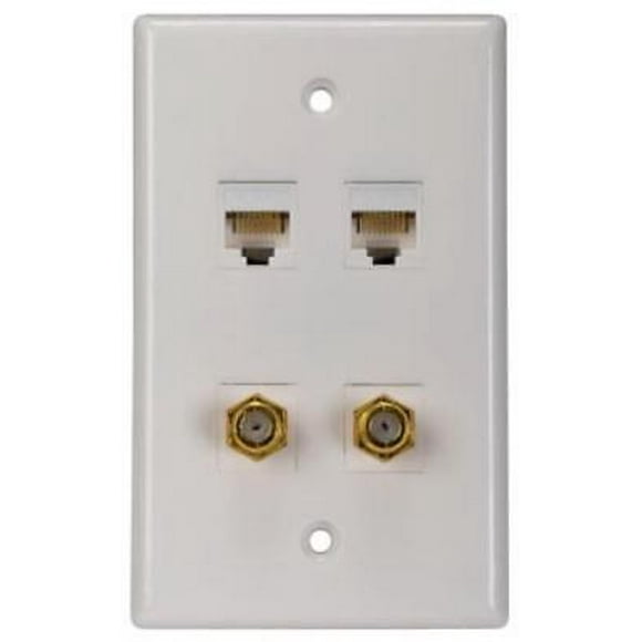 Dual Coax Wall Plates