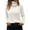9# White, variant on Turtleneck Women Long Sleeve Cable Knit Sweaters Pullover Lightweight Sweater Pink 2XL