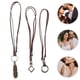 thumbnail image 4 of 3 piezas Collar de cuero colgante Collar de cuello retro adornos para hombres mujeres, 4 of 4