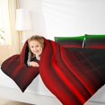 thumbnail image 4 of jejeloiu Stripes Lines Geometric Bedding Comforter Set,Modern Abstract Art Twin Comforter Sets,Green Black Red Bedding Set For Adults,Ultra Soft Home Decor Reversible,2pcs, 4 of 8
