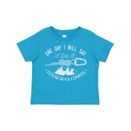 

Inktastic Future Rock Climber Hiking Gift Toddler Boy or Toddler Girl T-Shirt
