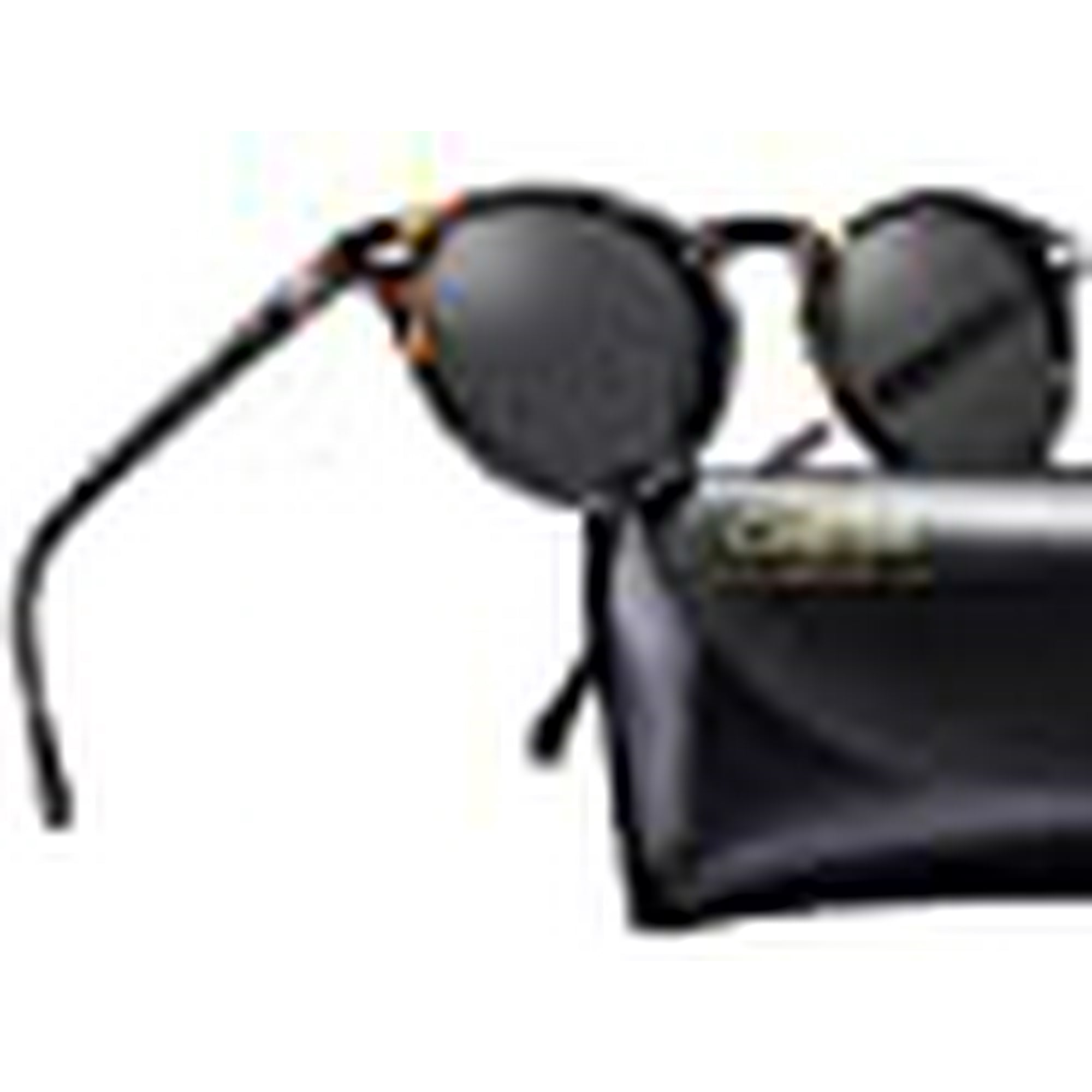 Carfia Vintage Round Polarized Sunglasses for Women Acetate Frame