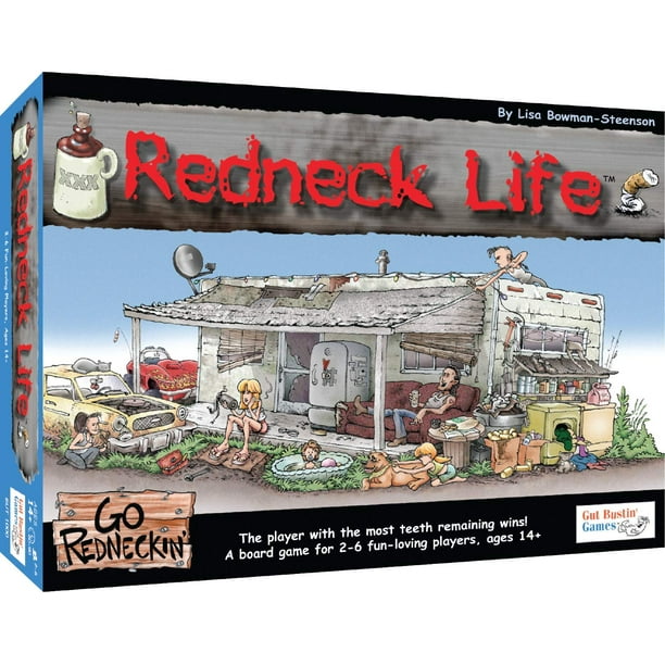 Juego de mesa Redneck Life Gut Bustin' Games para 2-6 jugadores