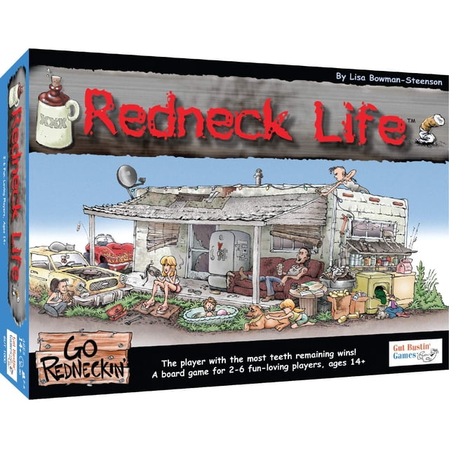 Juego de mesa Redneck Life Gut Bustin' Games para 2-6 jugadores